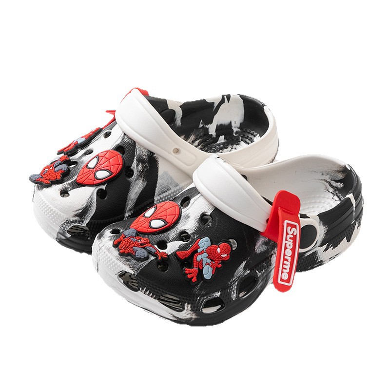 kids clogs boys slippers kids anti-slip slippers eva waterproof clogs cartoon clogs beach sandals for kids shower slippers for boys lightweight kids s