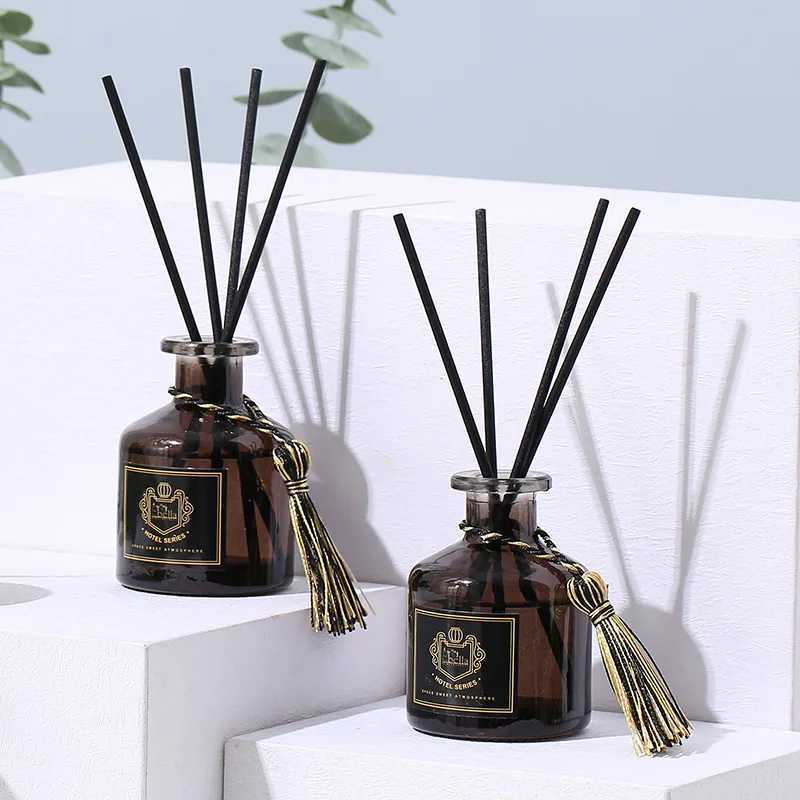 1pc 50ml Reed Diffuser with Fragrance expanding stick Healton Homestay Hotel Rattan Aromatherapy Air Freshener Home Fragrance D260317