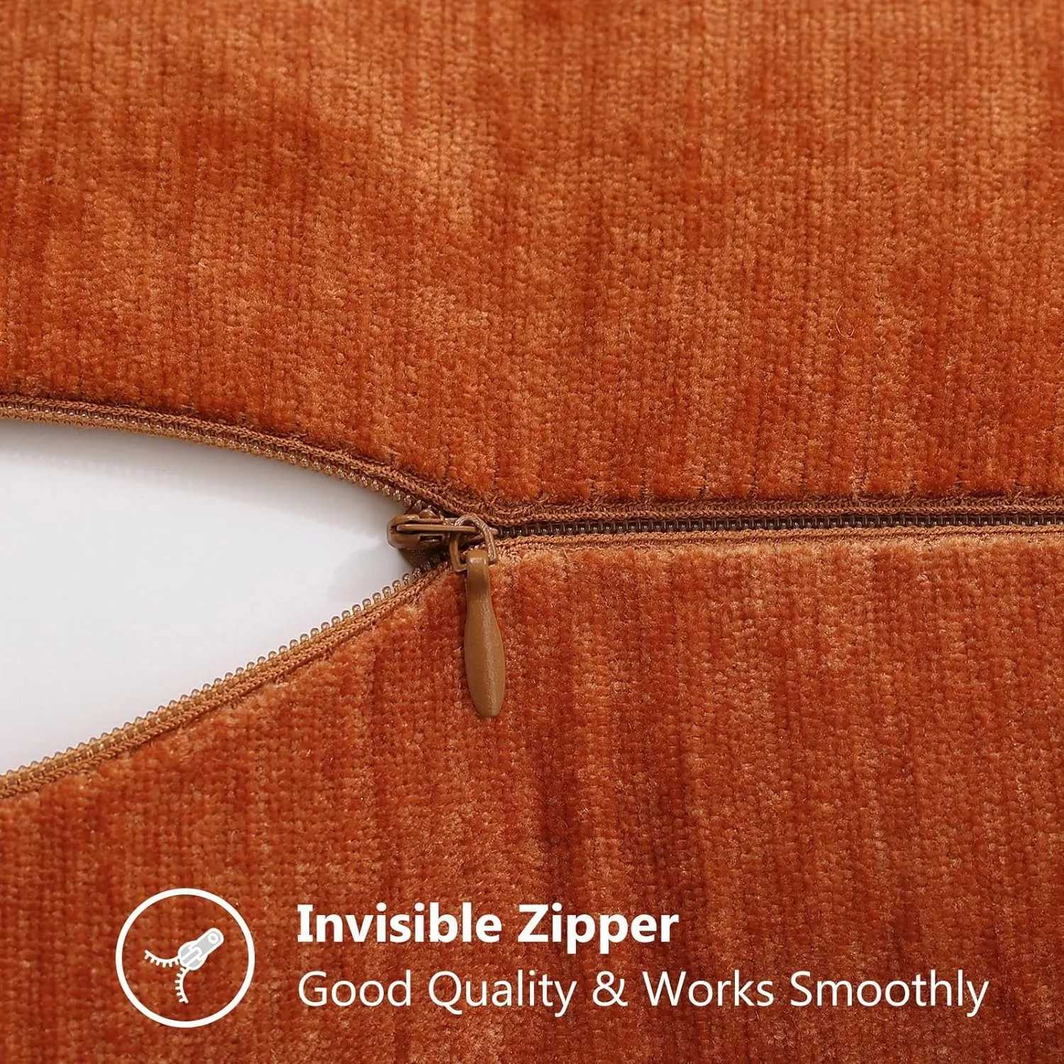 Solid Chenille Cushion Cover 45x45 Pillow Cover 30x50cm Velvet Decorative Throw Pillow Case Soft Luxury For Living Room Decor D260317