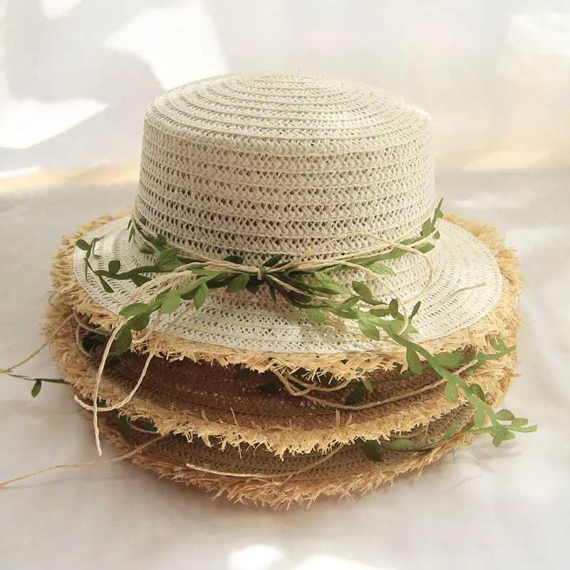 2025 Hot Rattan Weave Sun Hat Women UPF50 Wide Brim Bow Ribbon Adjustable Summer Beach Vacation Ready Foldable H260317 - view 4