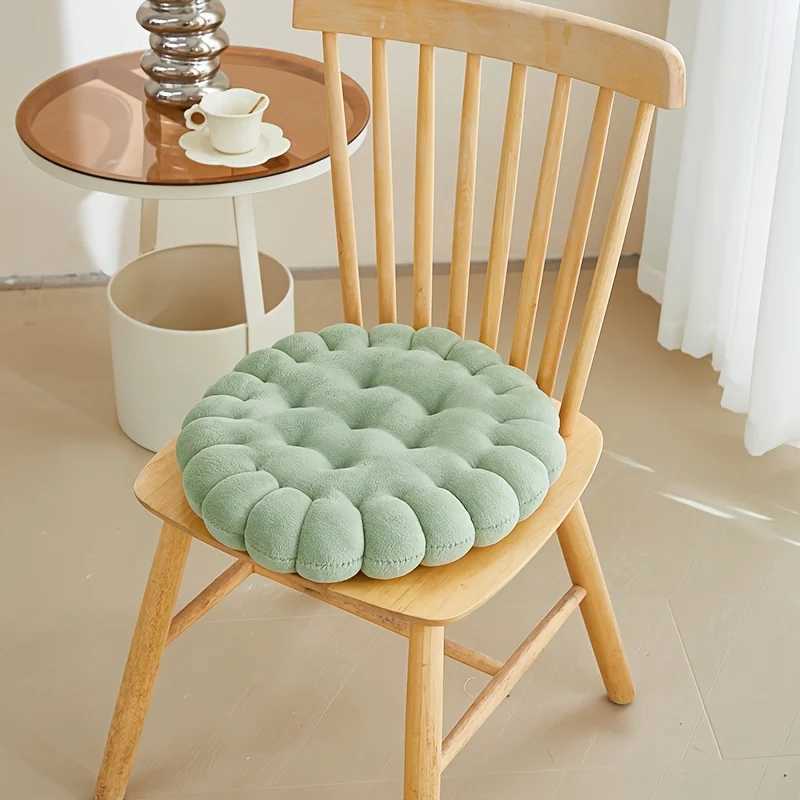 Large Biscuit Shape Plush CushionSoft Creative Pillow Chair Seat Pad Decorative Cookie Japanese Tatami Back Cushion D260317