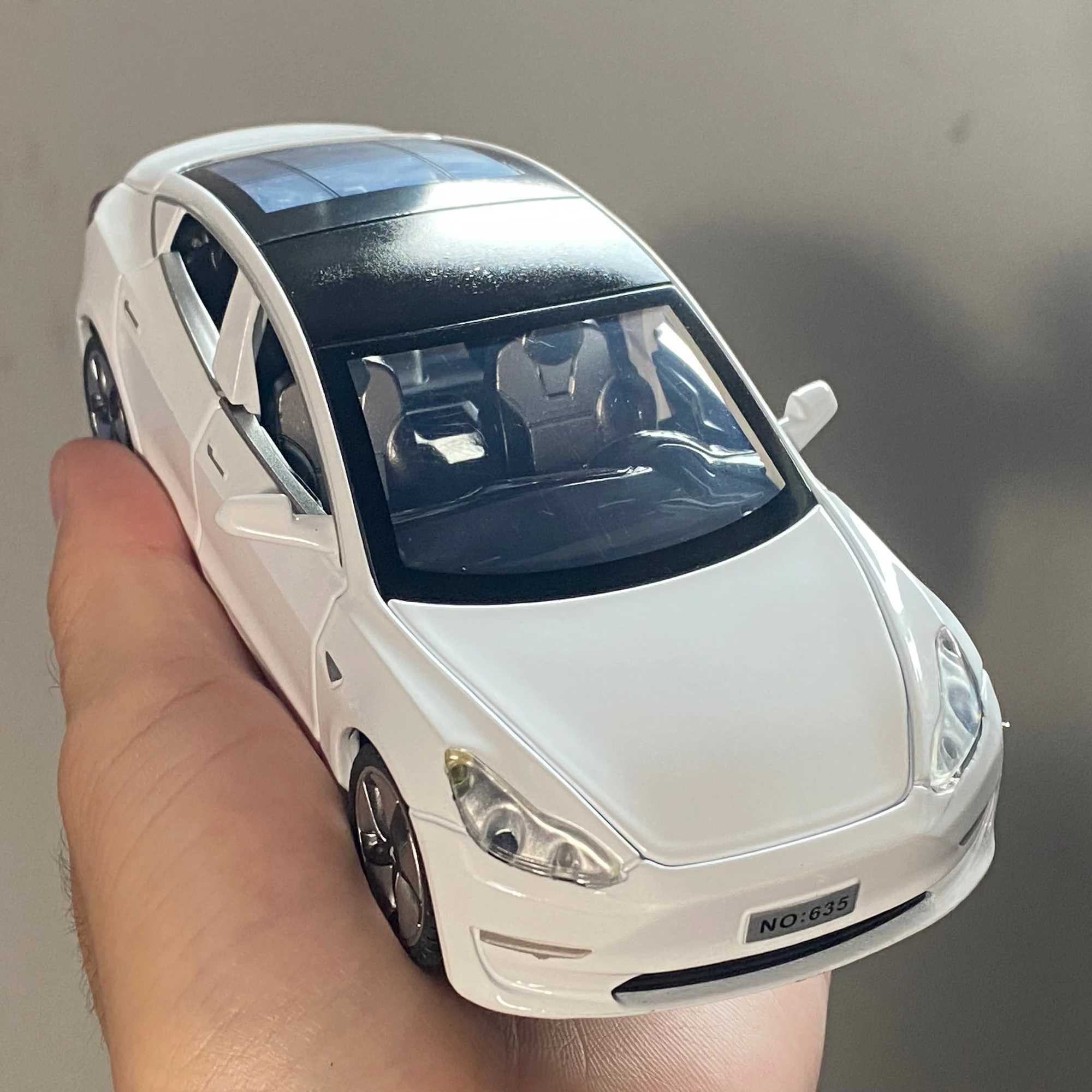 132 Model 3 New Energy Electric Vehicl Alloy Model Car Toy Diecasts Metal Casting Sound And Light Car Toys For Children Vehicle D260317