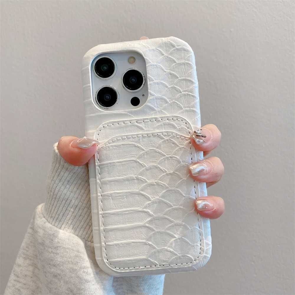 Luxury Dragon Snake leather Card holder wallet Case protection for iPhone 15 14 13 12 11 14 Pro Max XS XR 7 8 Plus X SE Coque C260314