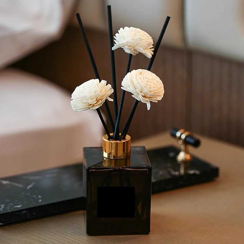 50ml Flameless Home Fragrance Room Perfume Liquid Air Freshener Reed Diffuser Home Decor Square Bottle Aromatherapy Diffuser D260317