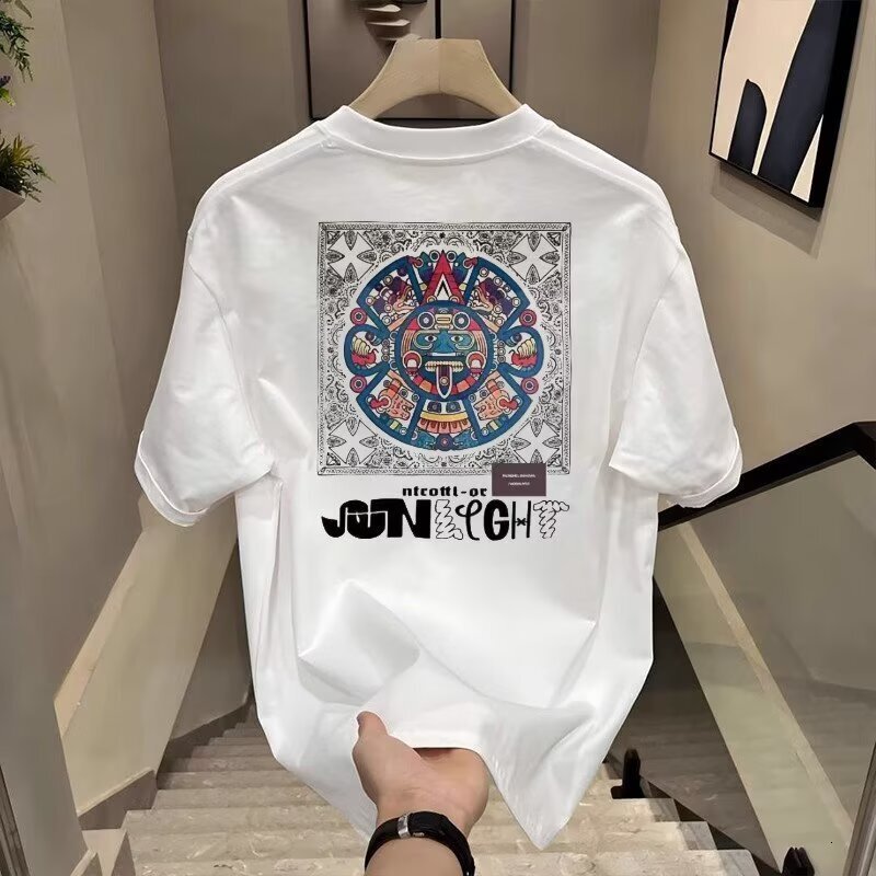 Luxury Brand Designer Clothes Men's Short-Sleeve T-Shirt For Summer, Made Of Pure Cotton, Trendy And Fashionable, Casual And Popular, Versatile T