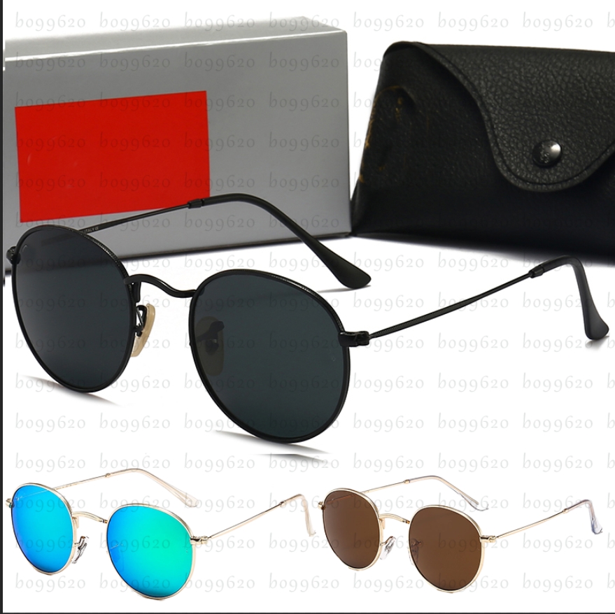 Classic raybanss 3447 Women's Round Metal Frame Sunglasses Designer Club 3016 High Definition Lenses 2140 Polarized Sunglasses Justin Sunglasses Accessories