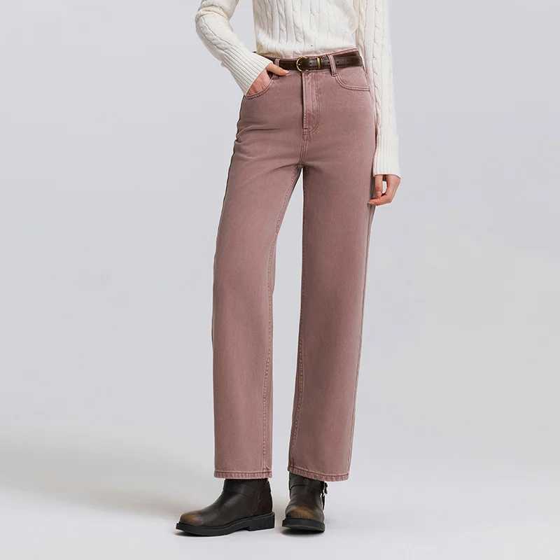 Semir Jeans Women Vintage Long Trousers 2025 New Spring Wide-leg Trousers Comfortable Soft Versatile TrousersT260317