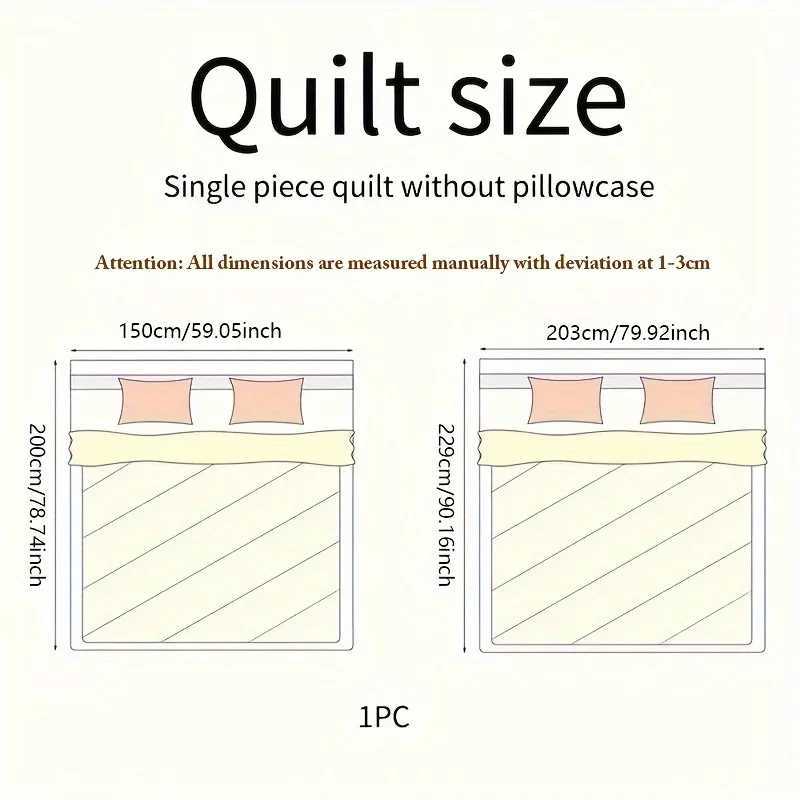 Luxurious 2-sided skin friendly fabric silky smooth touch high-quality coolness thin summer quilt Comfortable soft breathable D260317