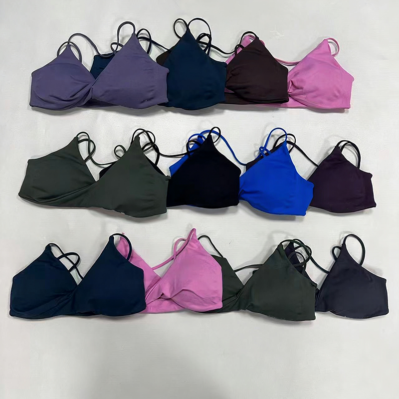 Yoga Bra Sets Gym Clothes Flare Vision Seamless High Waist Wide Leg Pants 2PCS Set Fitness Peach Buttocks Tight Workout Sports V-neck Vest