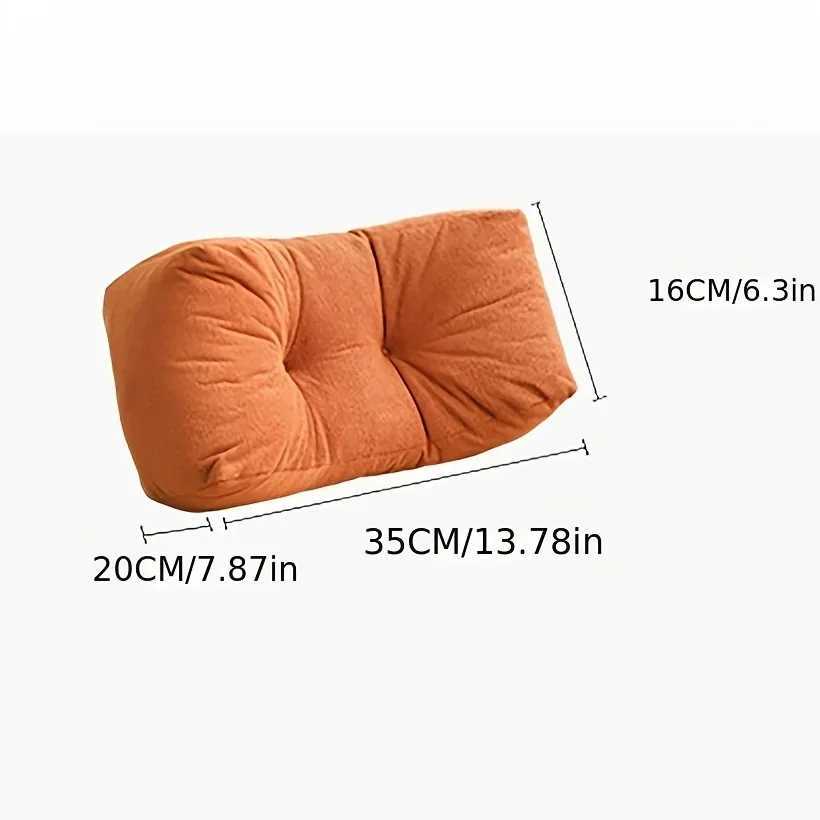 Waist Support Pillow Cushion Waist Protection Nap Pillow Chenille Weave Is Very Suitable for Office Chairs and Home Decoration D260317