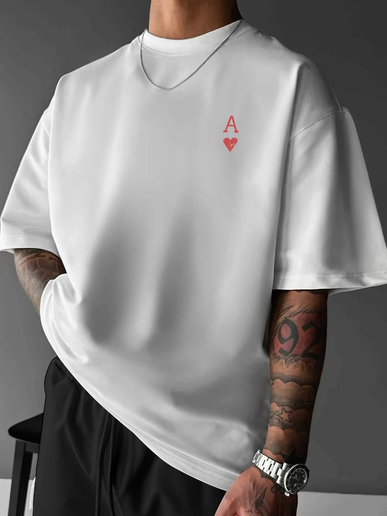 Mens Summer T-shirt Made of 100 Pure Cotton with A Street Style Suitable for Outdoor Sports and Casual Wear Fashionable Trend M260317