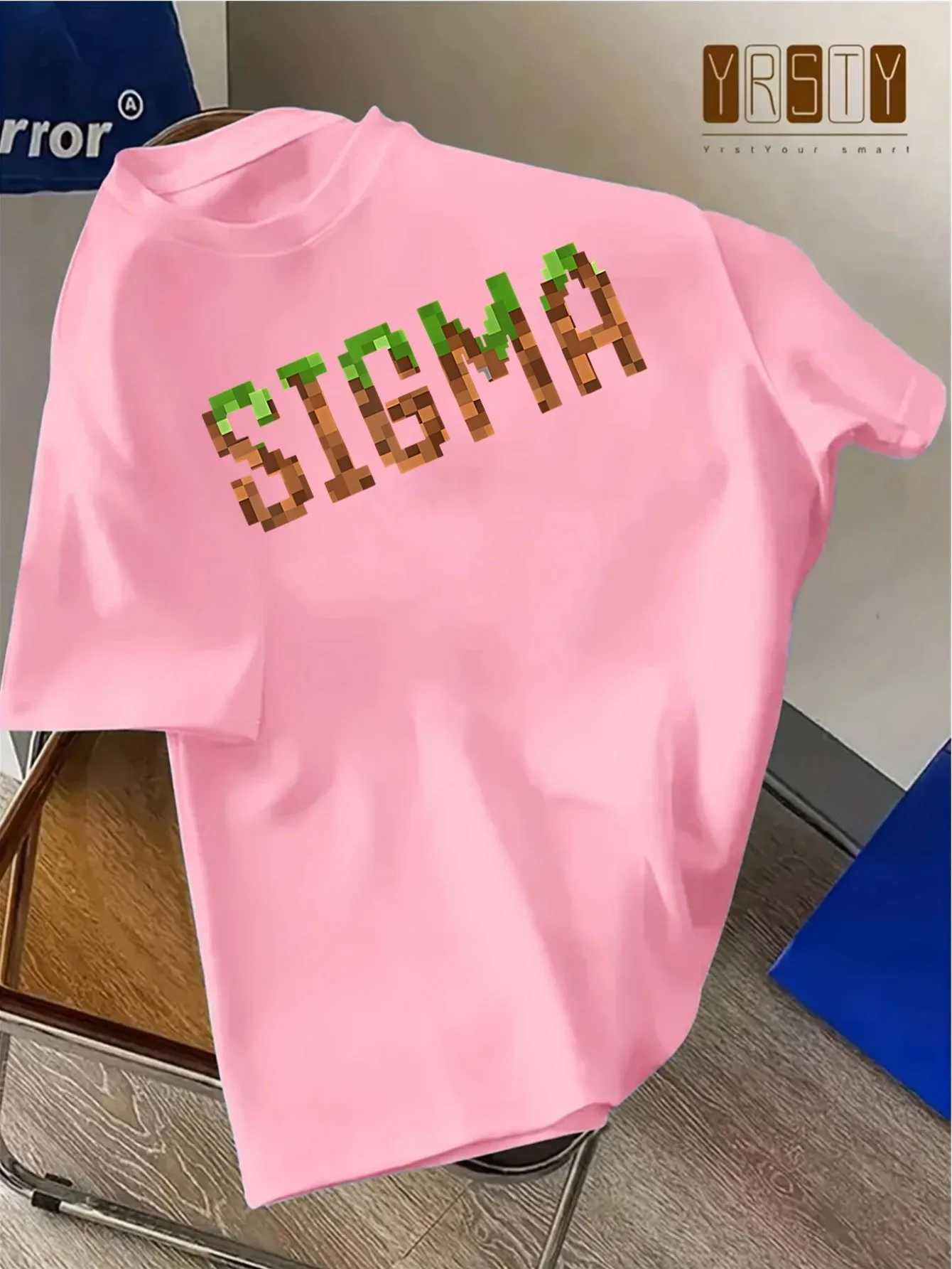 Mens Summer T-shirt Made of Cotton A Casual Summer Top with A Round Collar and Breathable Design Suitable for Casual Outfits M260317