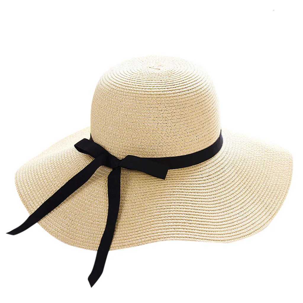 New Women Ladies Floppy Beach Sun Foldable Cap Summer Wide Sun Hats for Women Wide Brim Sun Hats for and Women UV Protection H260317 - view 6
