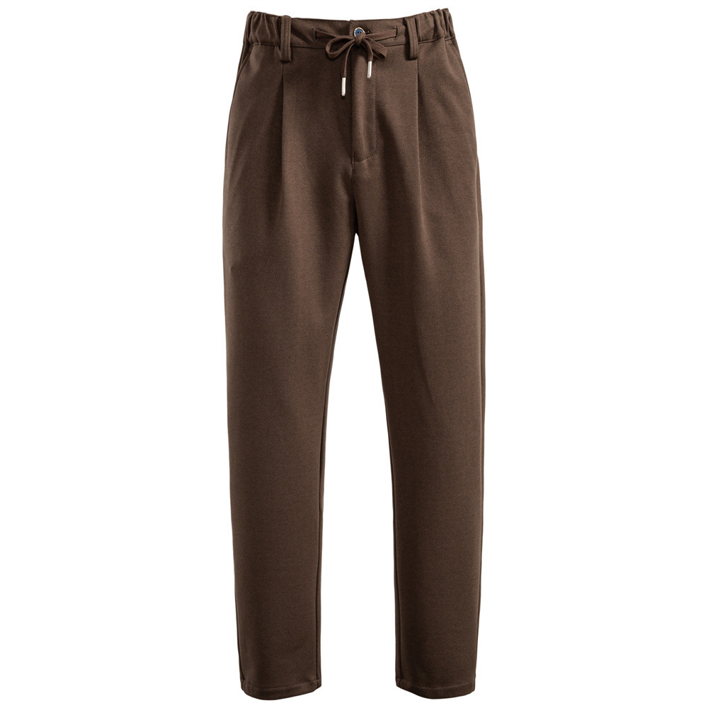 Autumn Hoodie Winter Polo New Casual Long Pants Shirt Men's Bottoms Business Thickened Long Pants Fashion Men's Bottoms