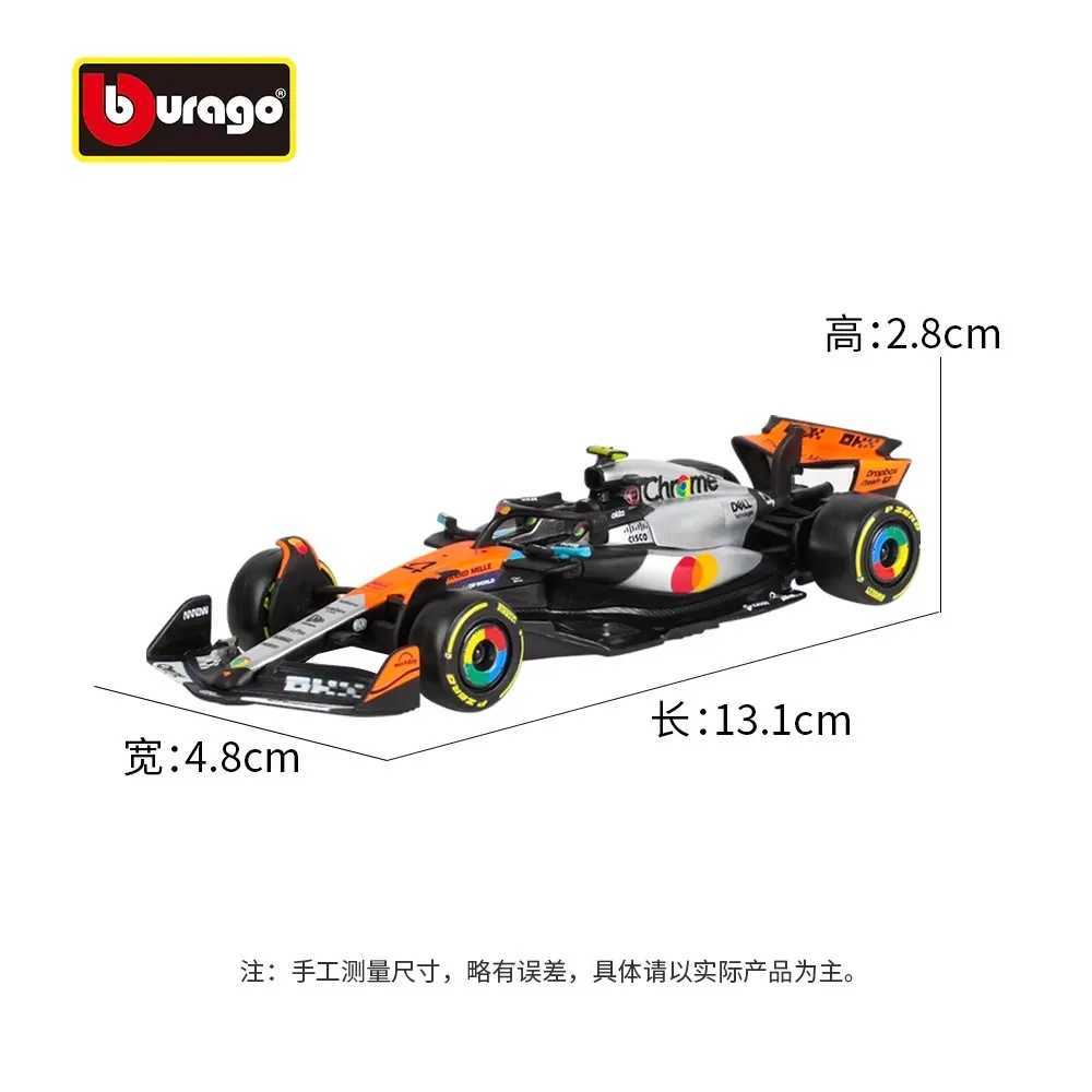 New In Stock Bburago 143 Mclaren F1 Mcl39 2025 Britain Gp Alloy Miniature Silverstone Circuit Car F1 Model Custom Toys Gift D260317