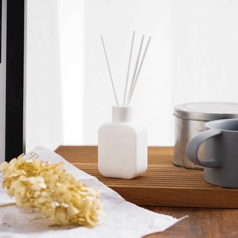 1PC 30ml Home Fragrance Empty Bottles Rattan Sticks Purifying Air Aroma Diffuser Set Essential Oil Bottles for Room Office Decor D260317