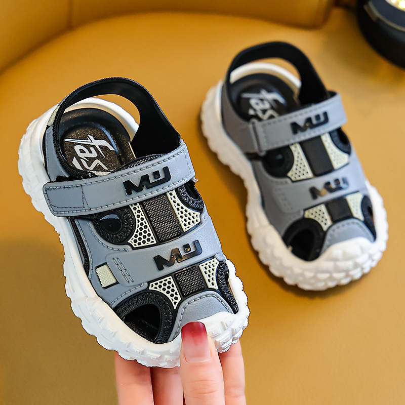 Kids Sandals Closed Toe Sandals Non-Slip Shoes Breathable Sandals Baby Boys Girls Sandals Athletic Kids Shoes Lightweight Walking Shoes Kids Walking S