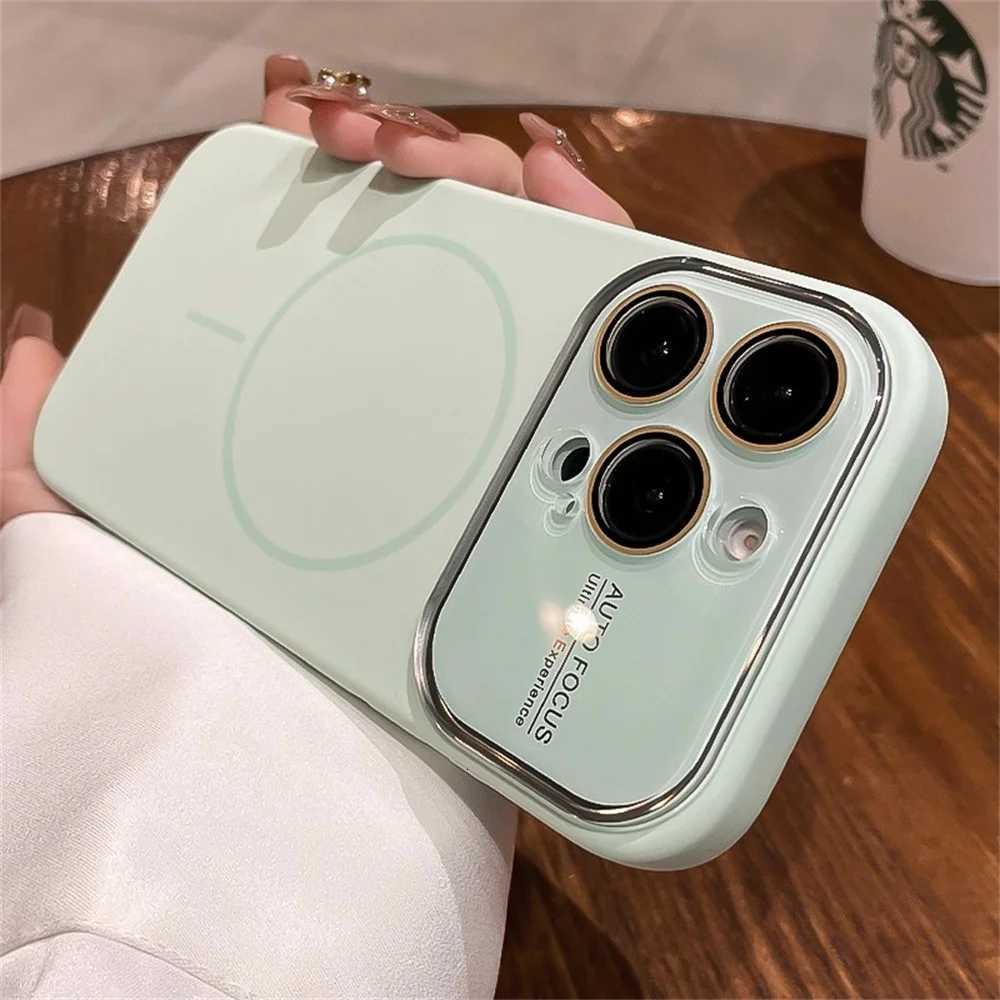 Advanced Liquid Silicone For Case For iPhone 17 Pro Max 16 15 14 13 Magnetic Charging Lens Protect Cover C260314