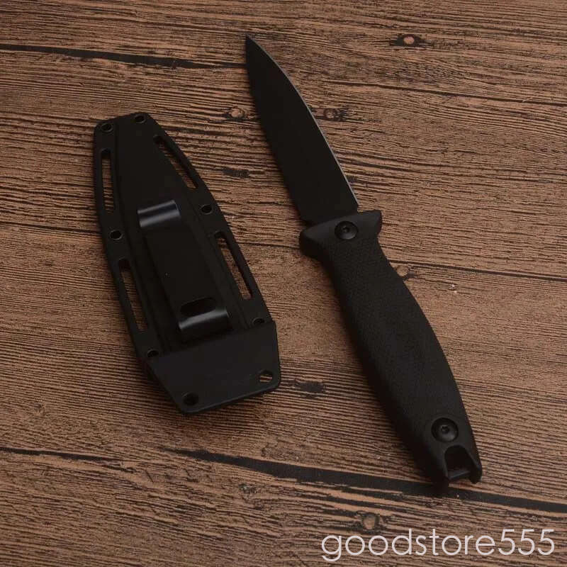 KS 4007 Secret pocket knife Agent fixed blade knife Camping Pocket Knife 8Cr13Mov Blade ABS Handle couteau Outdoor Survival Tactical Hunting Utility K