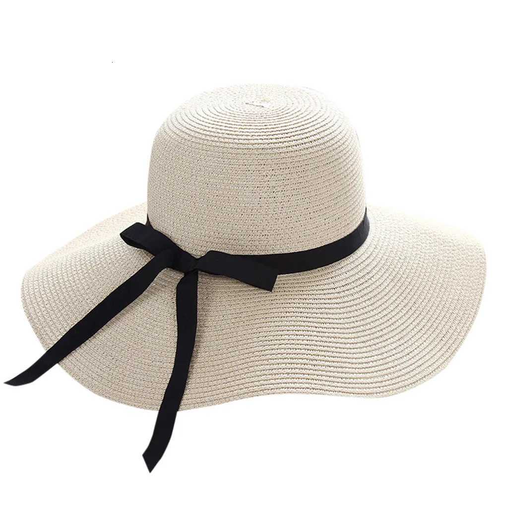 New Women Ladies Floppy Beach Sun Foldable Cap Summer Wide Sun Hats for Women Wide Brim Sun Hats for and Women UV Protection H260317 - view 4