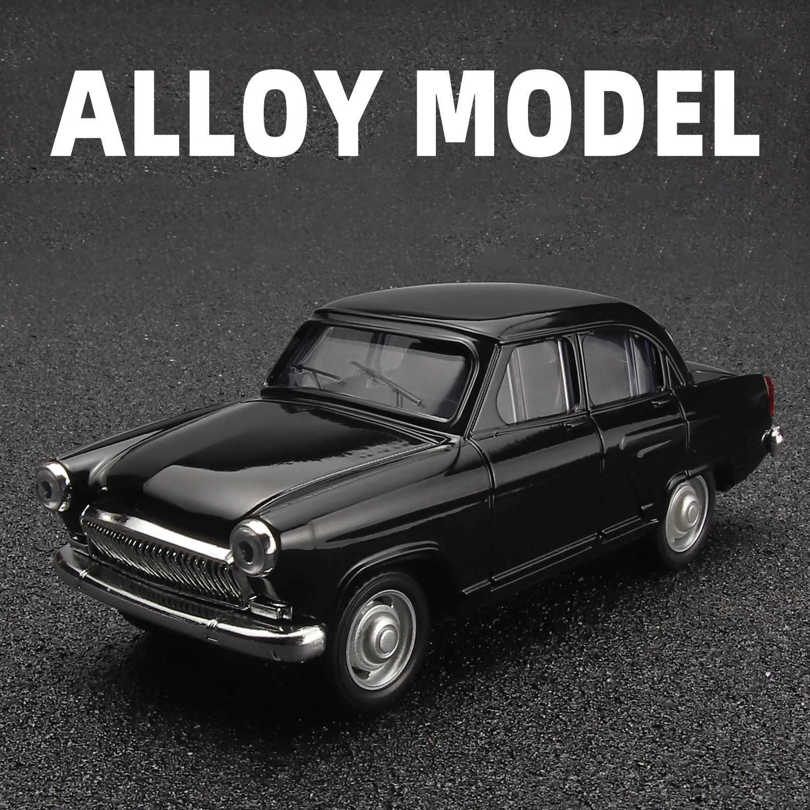 143 Volga GAZ-21 Alloy Metal Diecast Car Model Toy Car Model Desktop Decorations Gifts Collect Hobby Gifts Classic Vehicle Boys D260317