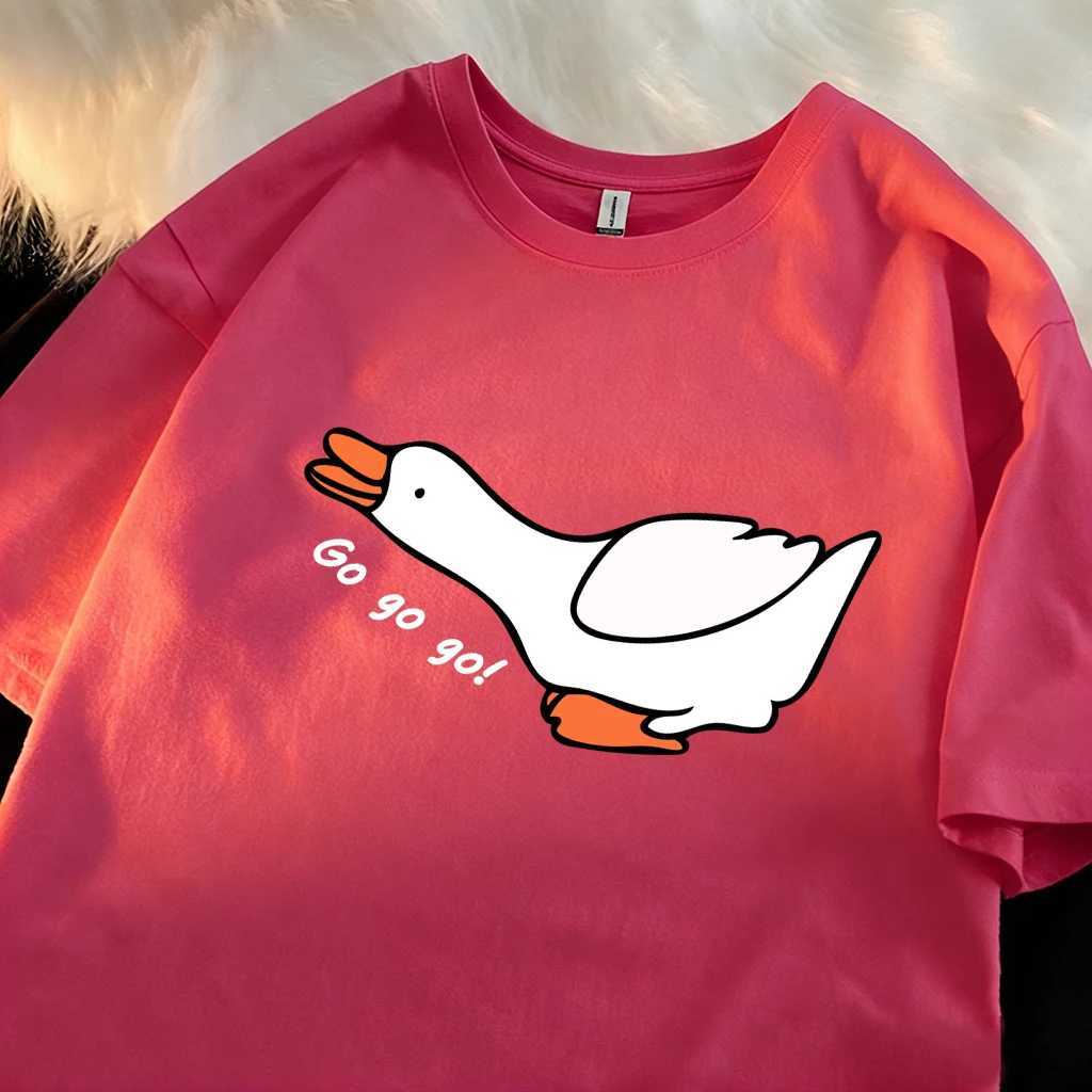 Charge Forward Design T-Shirt Men Cotton Summer T Shirts All-Match Trendy Clothing Unisex Loose Fashion Streetwear M260317