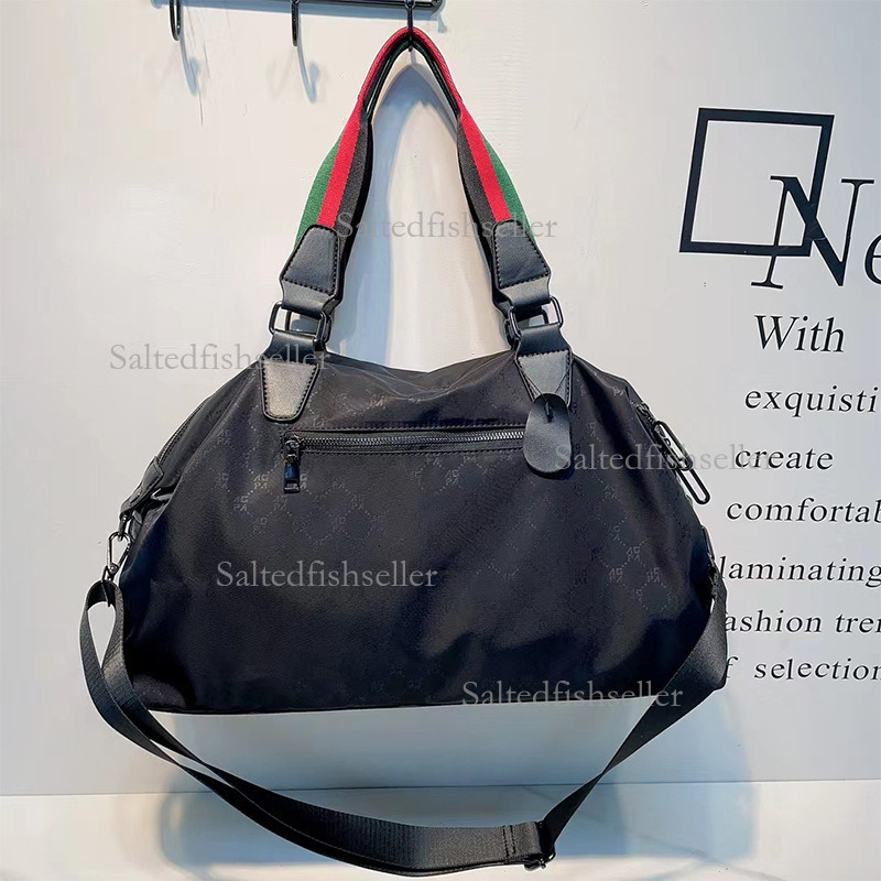 2026 Luxury Leisure Men's And Women's Travel Bag Fashion Waterproof Oxford Cloth Printed Single Shoulder Crossbody Bag Simple Large Capacity