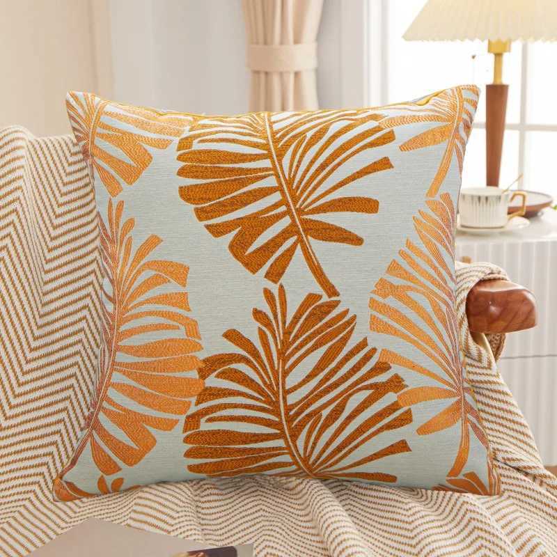 Palm trees Throw Pillow 18x18 Inch 1 Pc Linen Decorative Cushion Washable Invisible Zipper Durable for Home Sofa Bed D260317