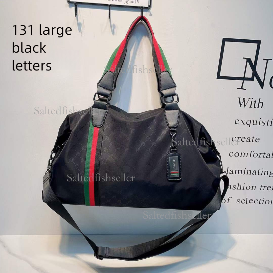 2026 Luxury Leisure Men's And Women's Travel Bag Fashion Waterproof Oxford Cloth Printed Single Shoulder Crossbody Bag Simple Large Capacity