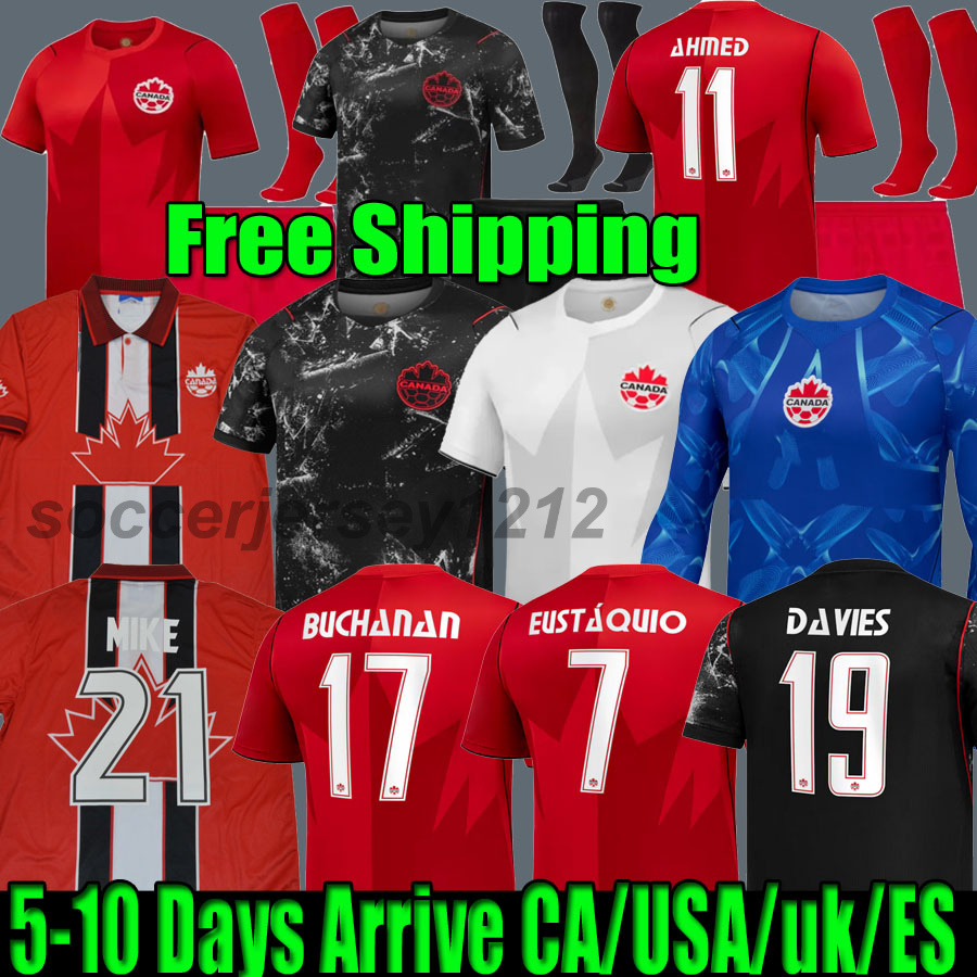 2026 Canada Soccer Jerseys DAVIES Home Away White Red 25 26 27 DAVID LARIN CAVALLINI LARYEA MILLAR HOILETT Men Football Shirts 2027 player fans men kids 98 Retro