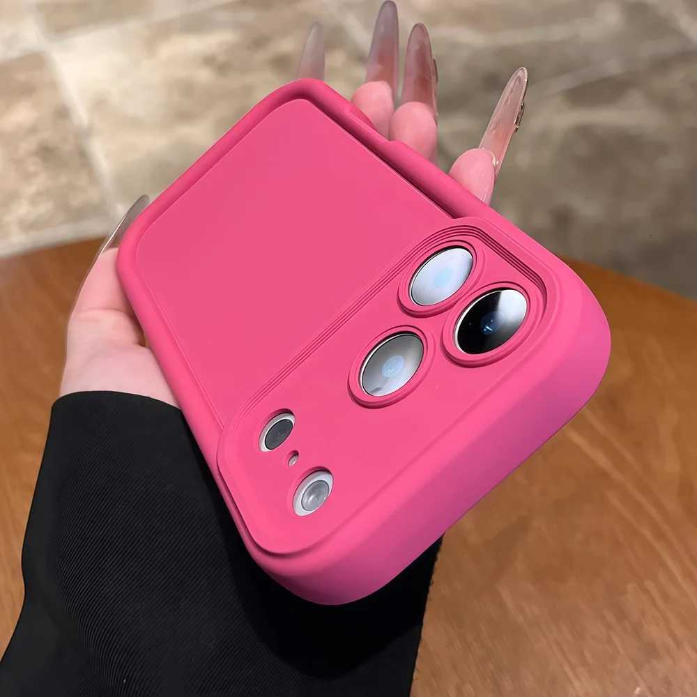 Luxury Candy Color Silicone Phone Case For iPhone 17 Air 16 15 14 13 12 11 Pro Max Plus Plain Shockproof Bumper Cover C260314