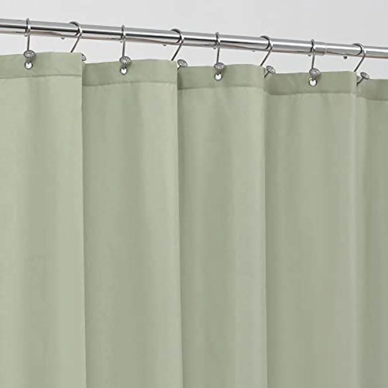 YL-38361 Solid Color Imitation Linen Shower Curtain, Solid Color Polyester Bathroom Curtain, Hotel Toilet Partition Curtain Customization