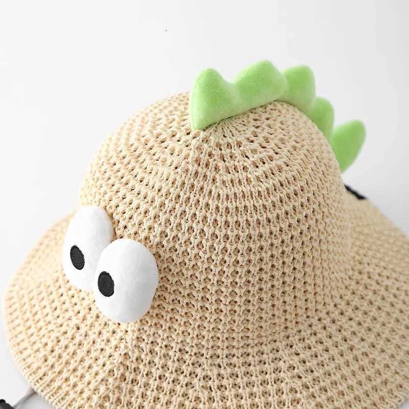Childrens Sun Hat Summer Thin Style Boy and Girl Cartoon Bird Sun Protection Straw Hat Baby Travel Breathable Sun Hat H260317 - view 5