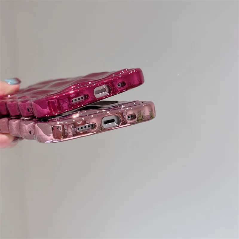 Fashion Luxury 3D Electroplated Meteorite Phone Case For iPhone 17 Air 16 15 14 13 Pro Max Plus Shockproof Soft Silicone Cover C260314