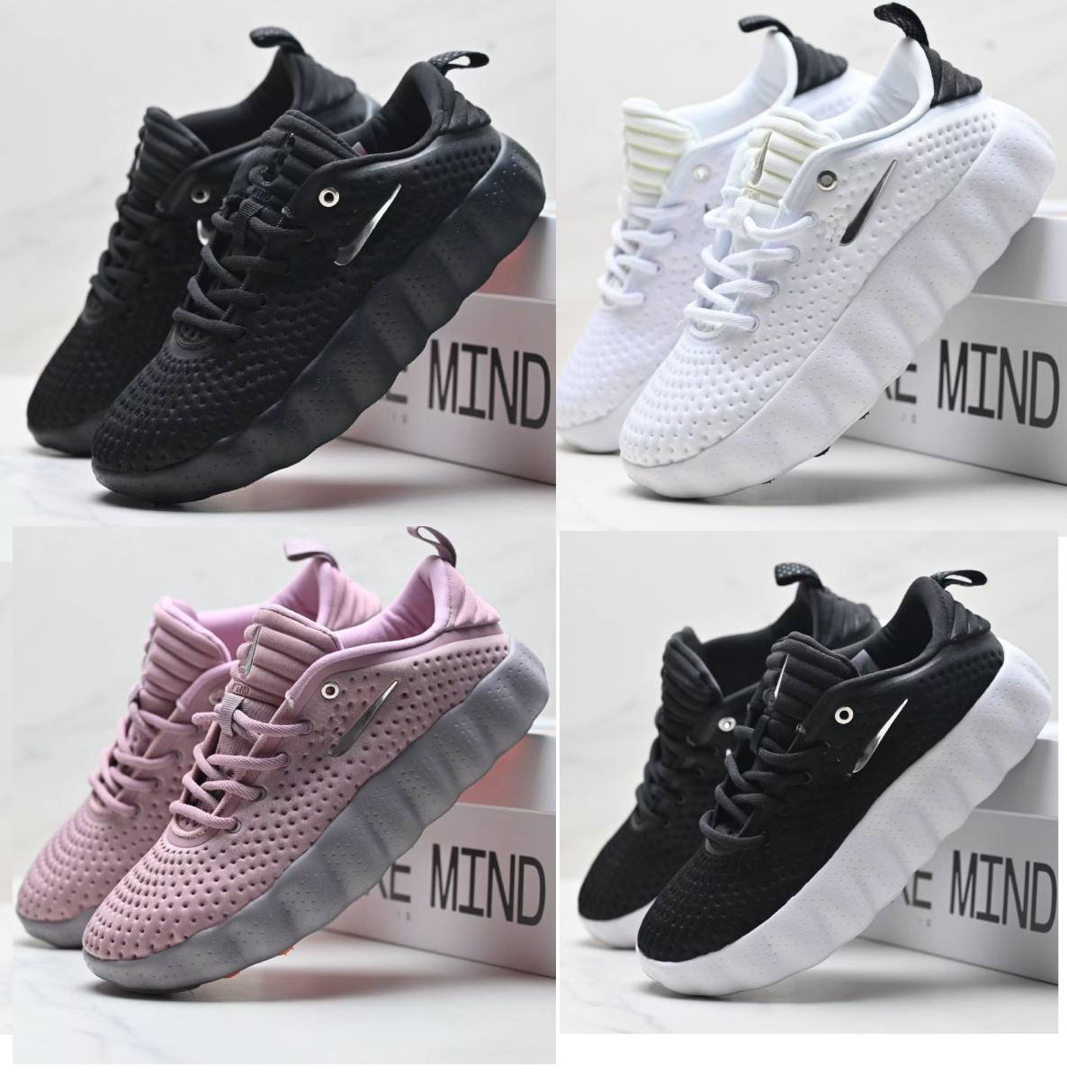 Mind clogs Mind 002 Shoes Mind 001 Sports Sandals Men's Women's Pregame Mules Solar Red Hyper Crimson Black Chrome Light Smoke Grey e Foam Bottom Sneakers Size US 5-14