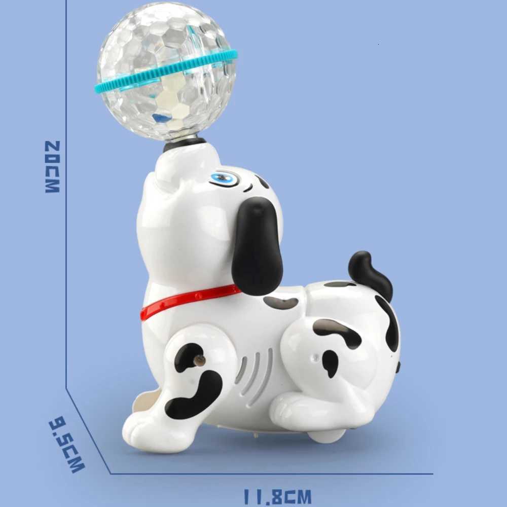 Musical Stunt Dog - Electric Puppy that Sings Dances and Rotates while Heading the Ball Y260316