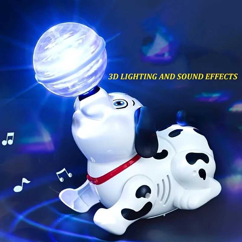 Musical Stunt Dog - Electric Puppy that Sings Dances and Rotates while Heading the Ball Y260316