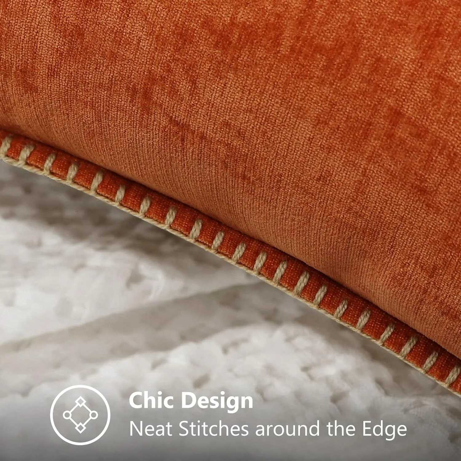 Solid Chenille Cushion Cover 45x45 Pillow Cover 30x50cm Velvet Decorative Throw Pillow Case Soft Luxury For Living Room Decor D260317