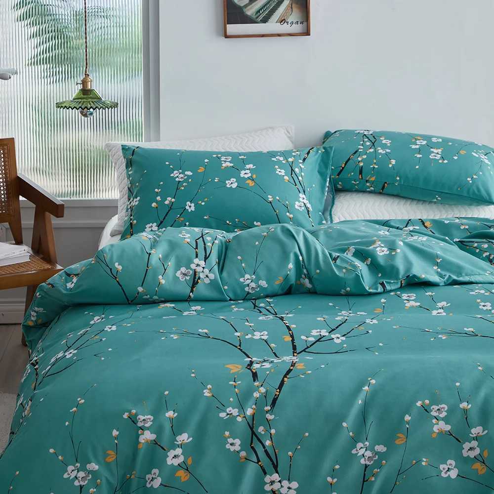 Duvet Cover Bedding Set Twin Full Queen King Size 135x200 Nordic Quilt Cover 240x220 Double Single Floral Bed Linen 200x200 D260317