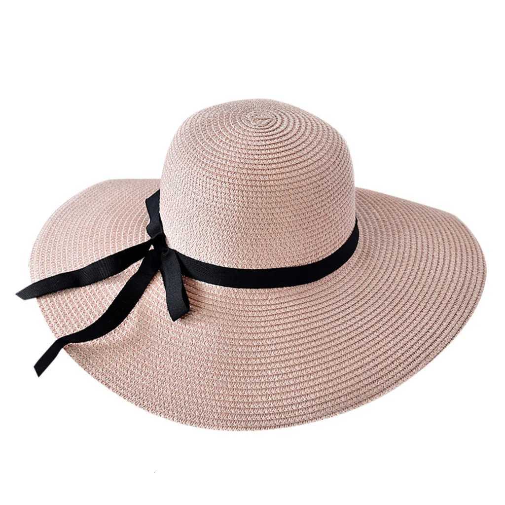 New Women Ladies Floppy Beach Sun Foldable Cap Summer Wide Sun Hats for Women Wide Brim Sun Hats for and Women UV Protection H260317 - view 5