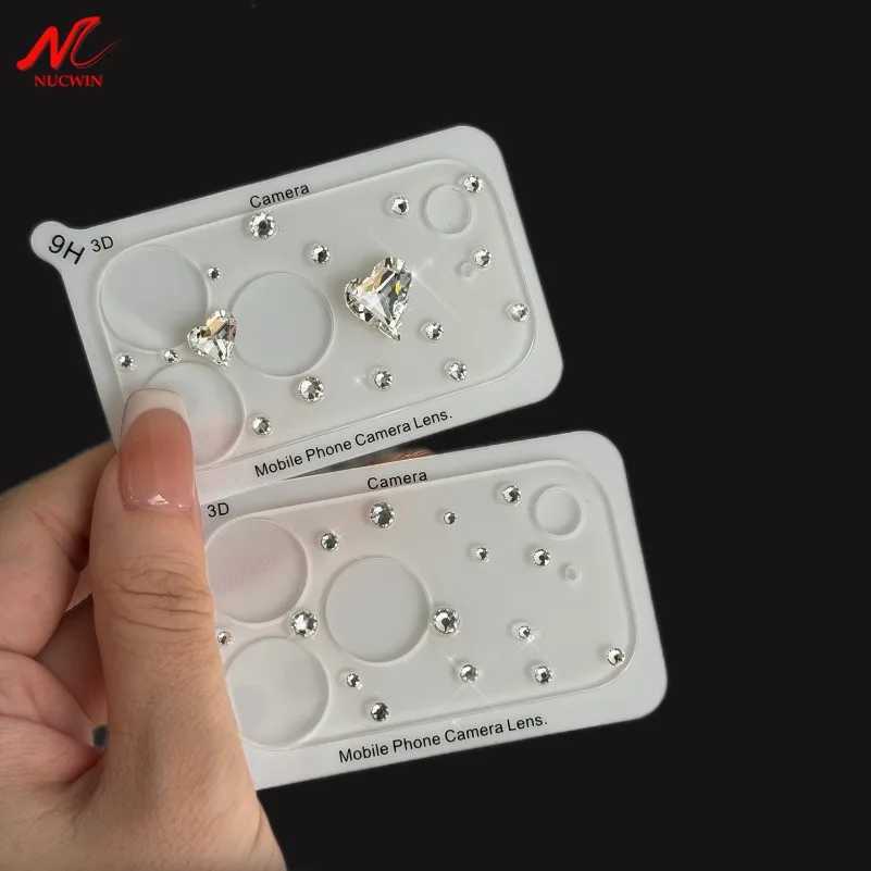 Luxuruy Diamond 3D Camera Protector for iPhone 17 Pro Max 17Pro Lens Film for iPhone17 Pro Clear HD Fl Cover Case C260314