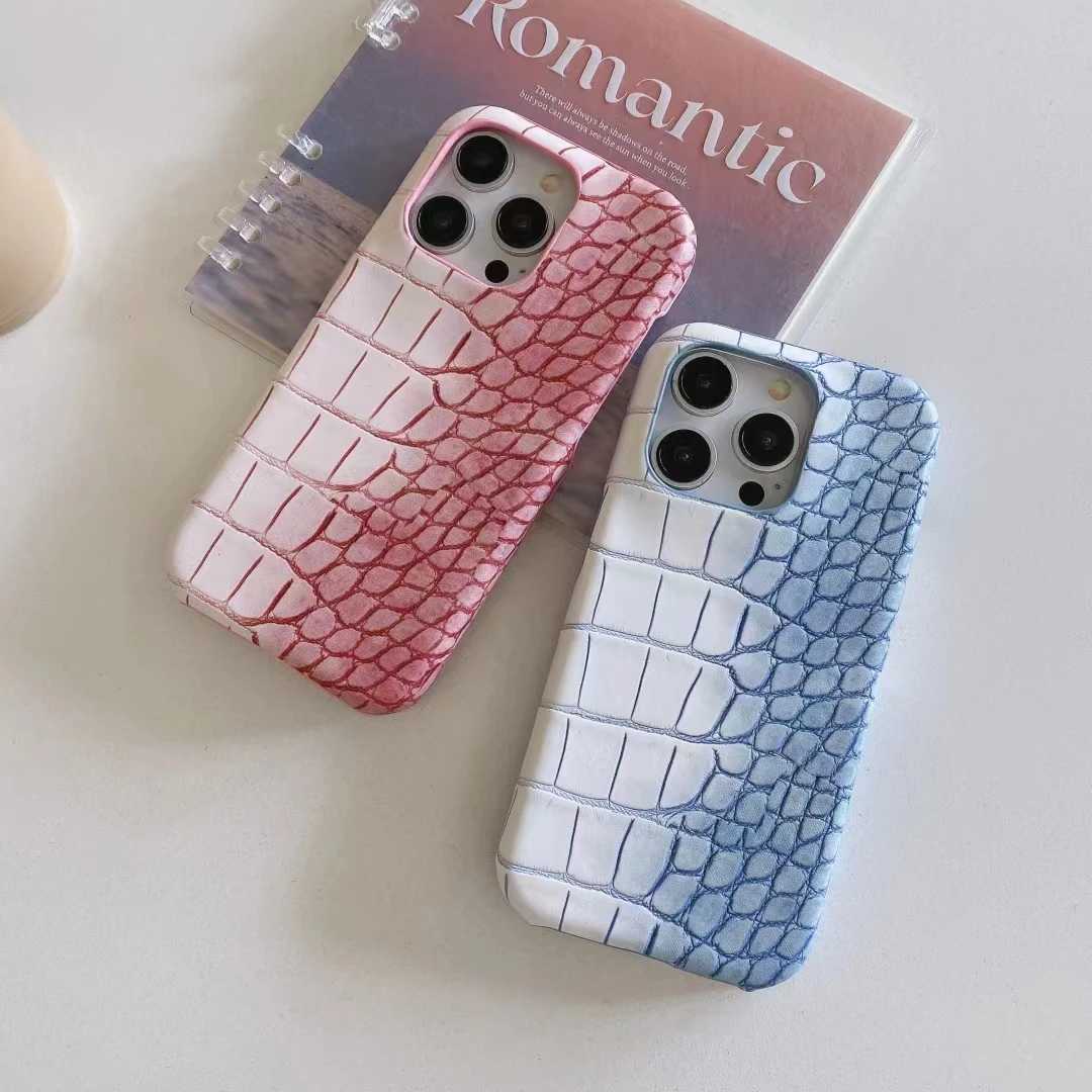 Luxury 3D Hard leather phone case for iphone 15 14 plus 13 12 11 Pro Max snake PU Crocodile pattern Back Cover funda Capa C260314