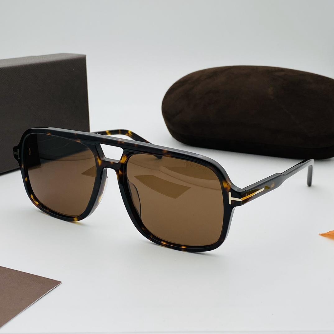 Designer Luxury Sunglasses for Women - Oversized Pilot Acetate Frame T-Logo Accents Multi-Color Lens UV400 Protection Fashion Eyewear for Men Glasses
