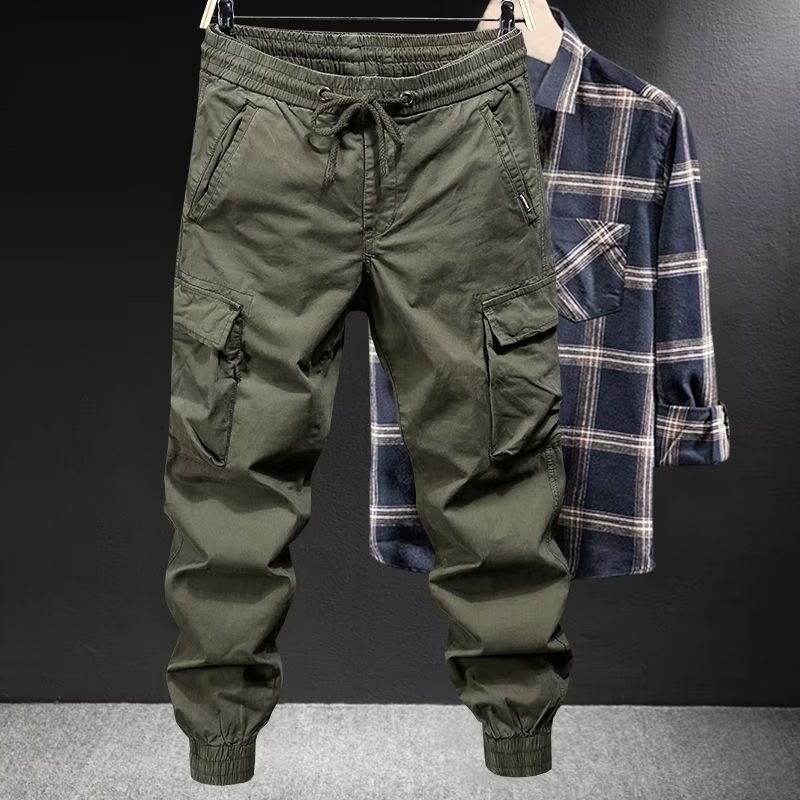 2026s New Design Stretch Cargo Pants Men Summer Thin Loose Fit Big Size m-5xl Workwear Long Pants Free Shipping