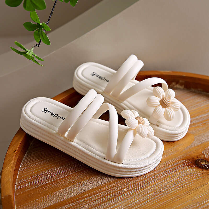 Women's Sandals,Summer Woman Orthopedic Comfy Premium Round Toe Sandals Hollow Out Hook-And-Loop Design,Flat house slippers for women Shoes Sanda