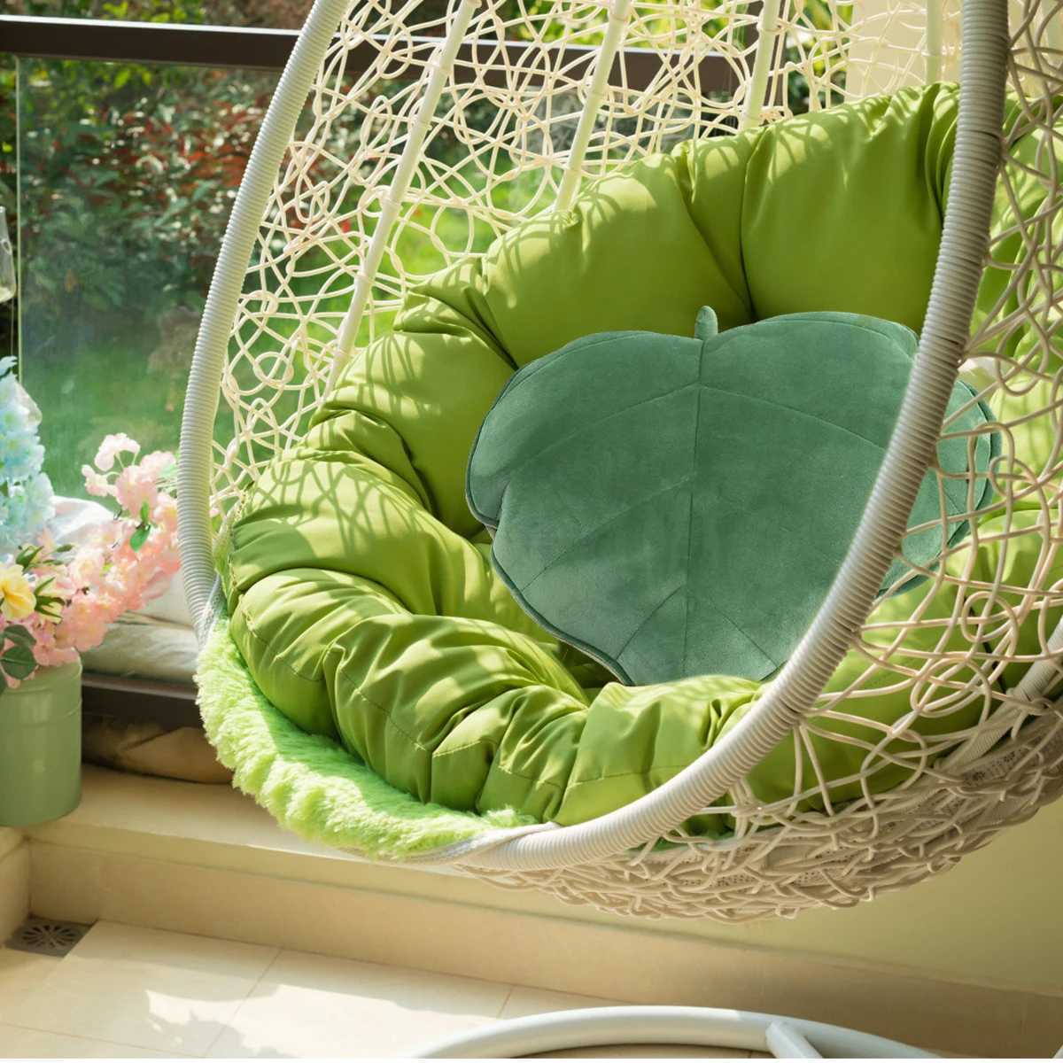 3D Leaf Throw Pillow Decorative Plant Pillow Soft Plush Leaf Shaped Cushion Novelty Plush Backrest Pillow Plant Sleeping Cushion D260317