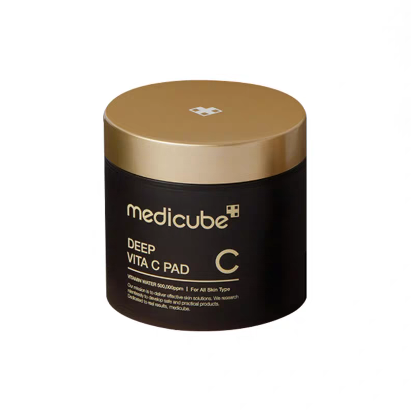 Medicube Deep Vita C 55g Facial Cream Pad for All Skin Type 155g 70pads Jelly Face Cream Collagen Soft SPA Nourishing Moisturize Face Shrinks Pores Re