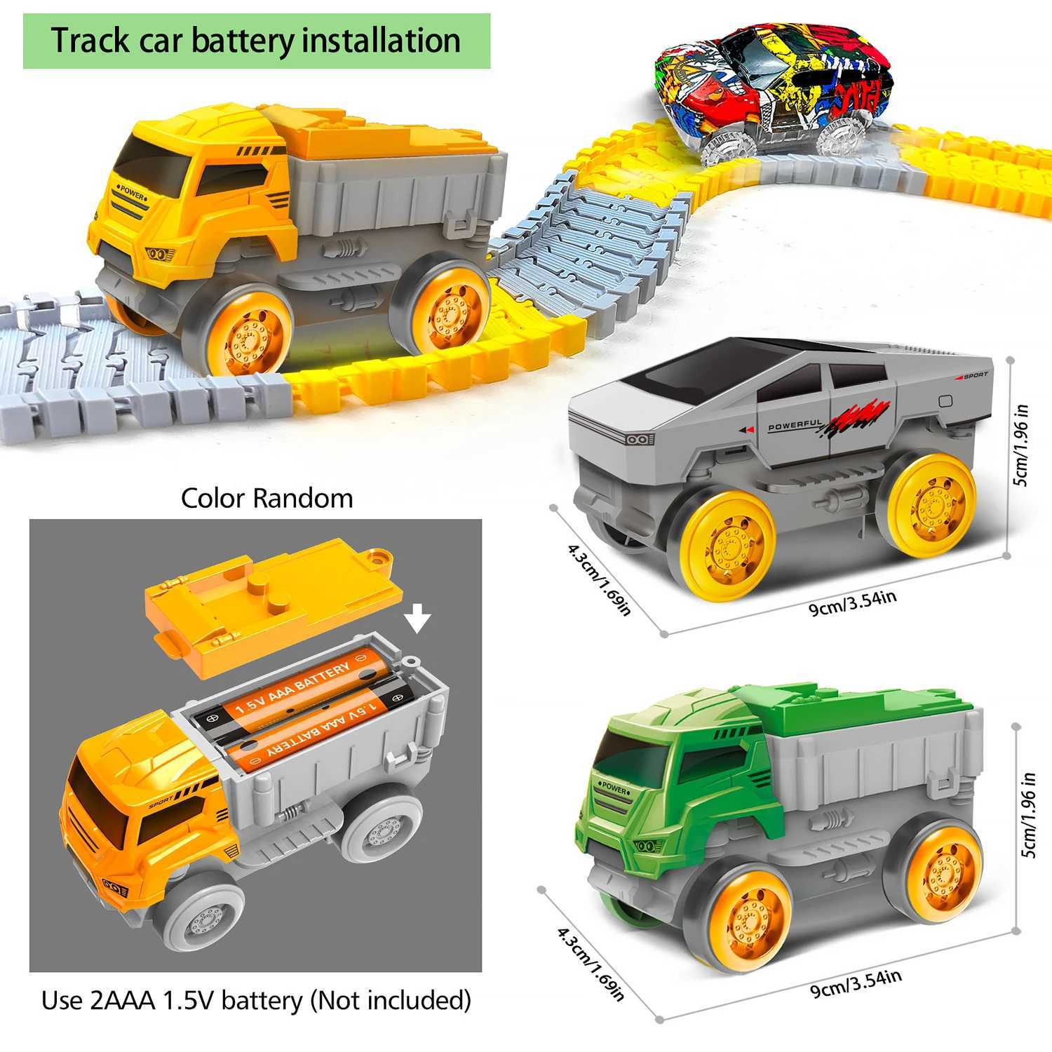 eplacement Cars for Tracks - Extra Race Car Accessories for Dinosaur Race Track Train Toy Gift - for Kids Boys and Girls Toys Y260316