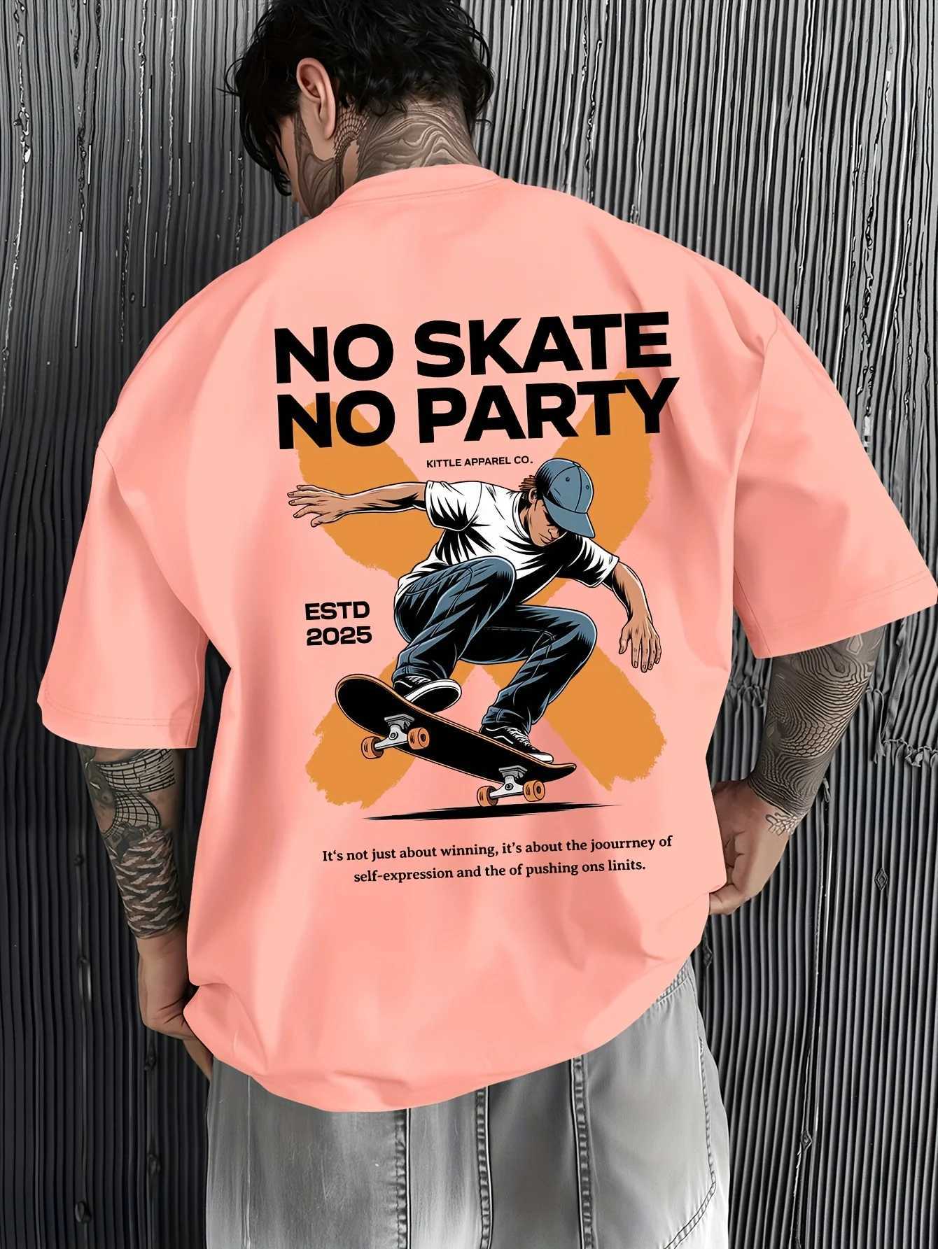 New American-style Trendy and Energetic Skateboard Summer Men T-shirt 100 Pure Cotton Soft Material Trendy and Fashionable M260317