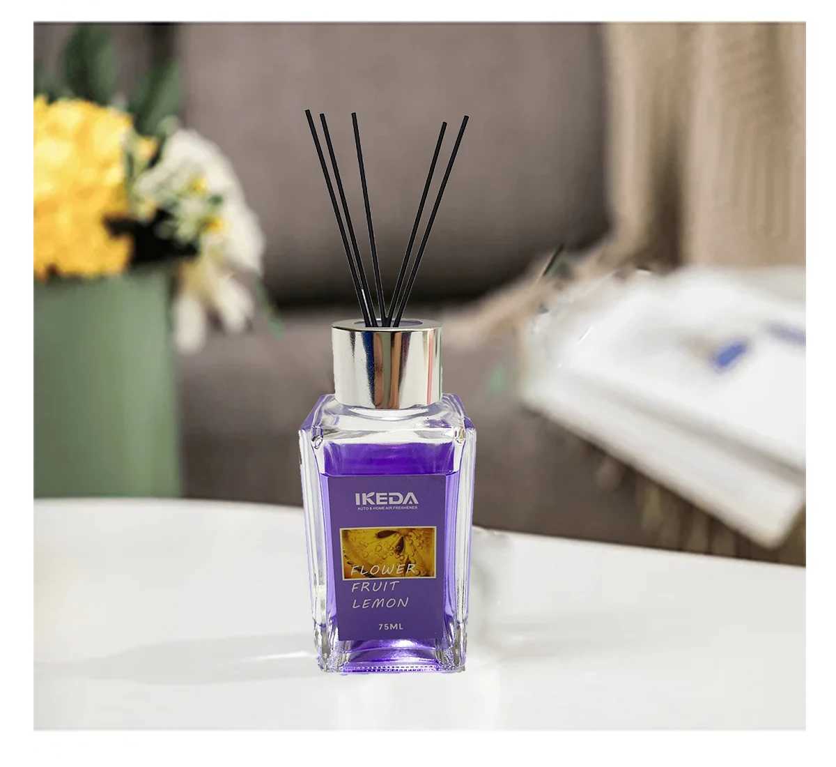Reed Diffuser Sets Hotel Bathroom Rattan Sticks Aromatherapy Diffuser Air Freshener Plant Home Fragrance Refill Oil D260317